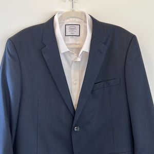 Tommy Hilfiger Men's Polyester/Viscose Sports Coat Blue 44S